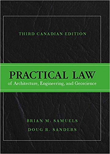 Practical Law of Architecture, Engineering, and Geoscience, Third Canadian Edition (3rd Edition) - Orginal Pdf